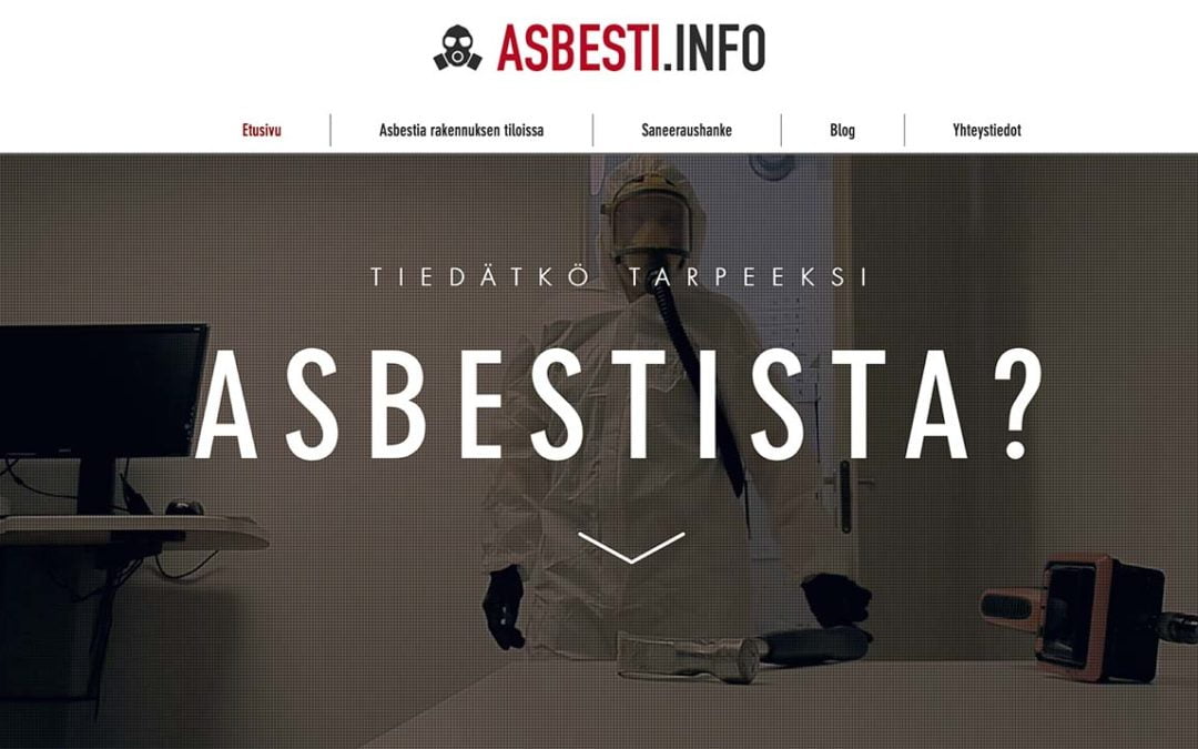 Asbesti.info – jo viisi vuotta asbestitietoutta